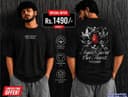 Angels Guard Our Hearts Oversized T-Shirt gallery view