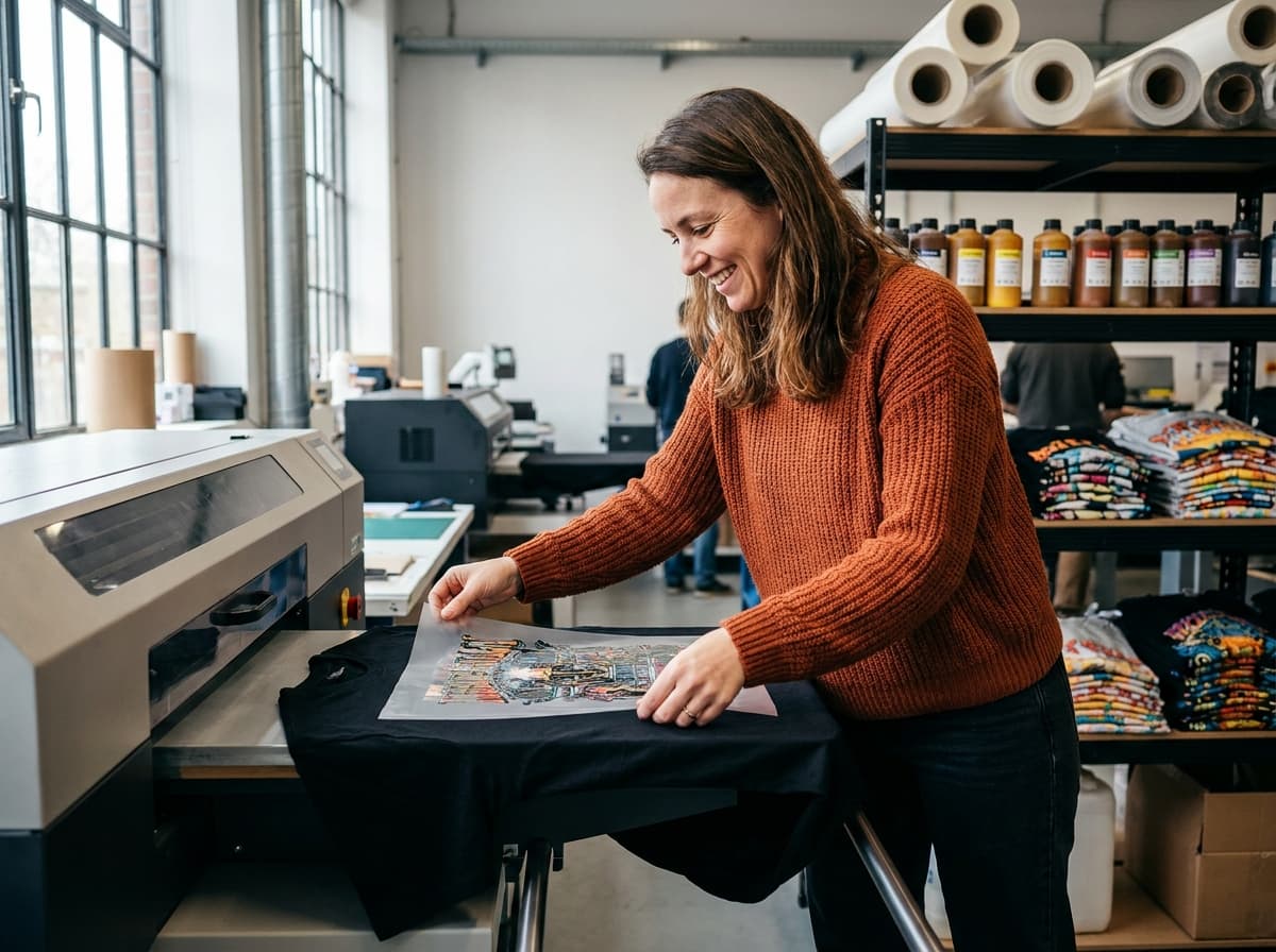 Printing a custom design onto a Beyos T-shirt